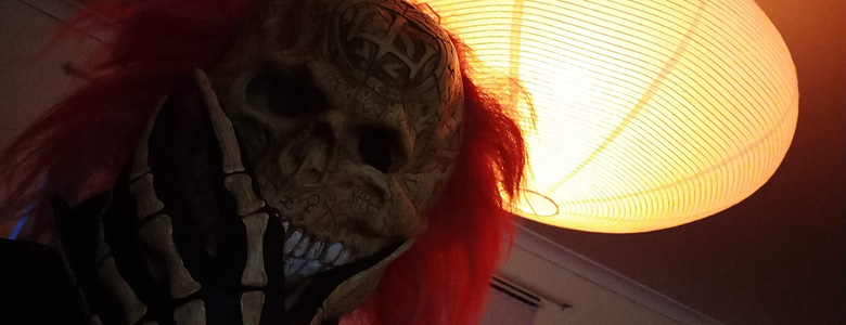 creepy halloween portrait